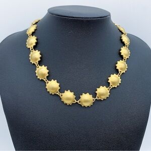 NG Gold Plated Round Necklace
